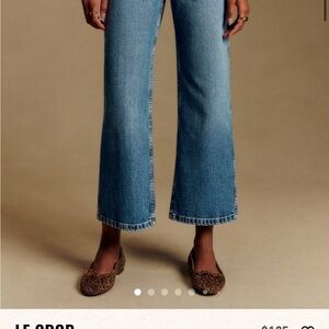 Sezane Le Crop Jeans - Denim Blue